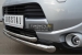Mitsubishi Outlander 2012 Защита переднего бампера d63/42(дуга) MRZ-001048